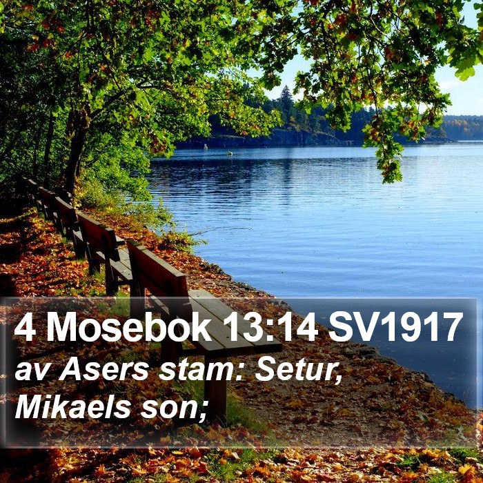 4 Mosebok 13:14 SV1917 Bible Study