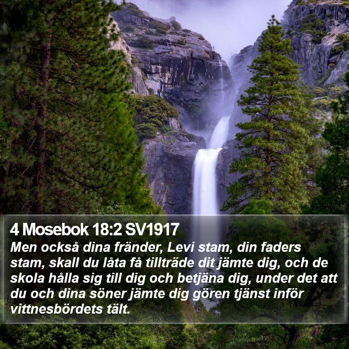 4 Mosebok 18:2 SV1917 Bible Study