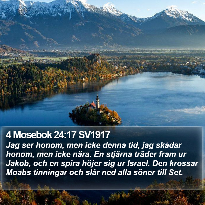 4 Mosebok 24:17 SV1917 Bible Study