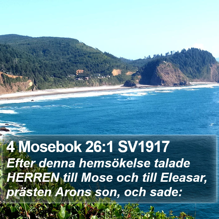 4 Mosebok 26:1 SV1917 Bible Study