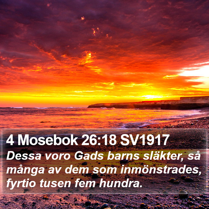 4 Mosebok 26:18 SV1917 Bible Study