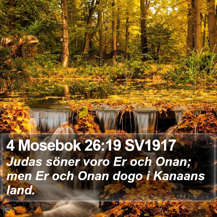 4 Mosebok 26:19 SV1917 Bible Study