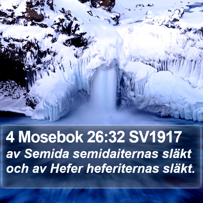 4 Mosebok 26:32 SV1917 Bible Study