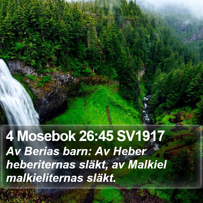 4 Mosebok 26:45 SV1917 Bible Study