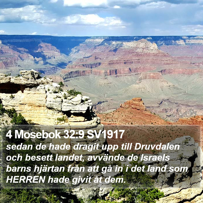 4 Mosebok 32:9 SV1917 Bible Study