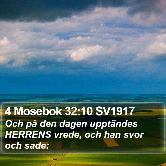 4 Mosebok 32:10 SV1917 Bible Study