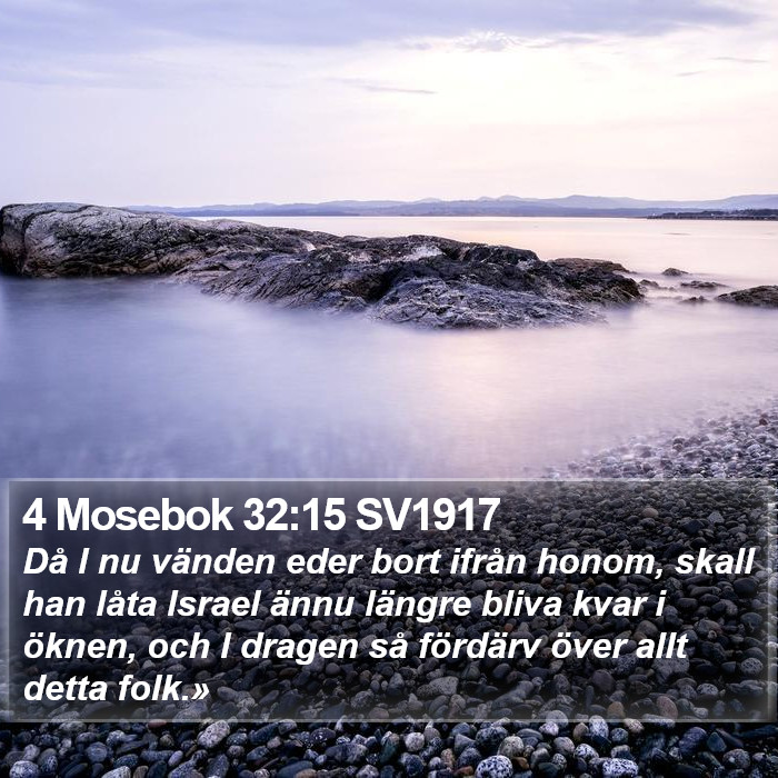 4 Mosebok 32:15 SV1917 Bible Study