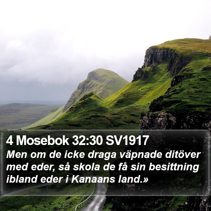 4 Mosebok 32:30 SV1917 Bible Study