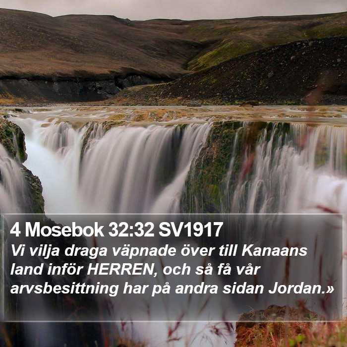 4 Mosebok 32:32 SV1917 Bible Study