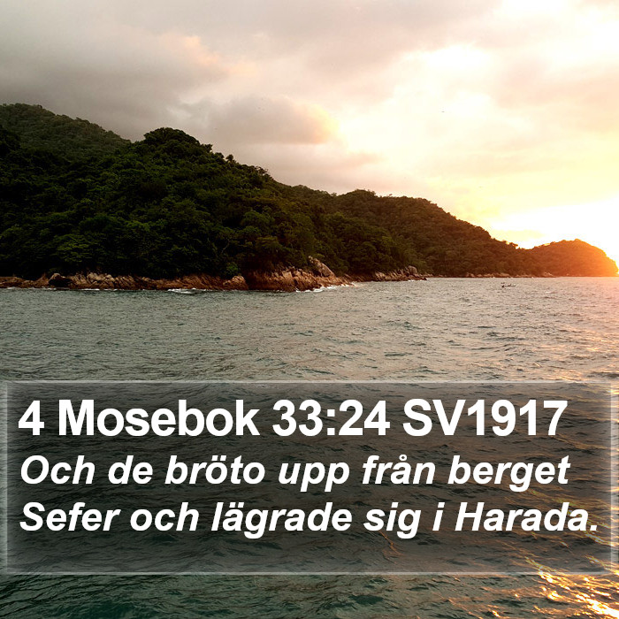 4 Mosebok 33:24 SV1917 Bible Study