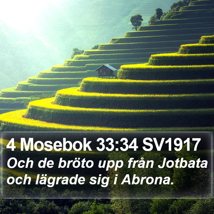 4 Mosebok 33:34 SV1917 Bible Study