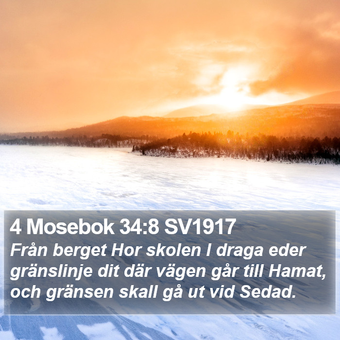 4 Mosebok 34:8 SV1917 Bible Study