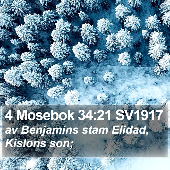 4 Mosebok 34:21 SV1917 Bible Study