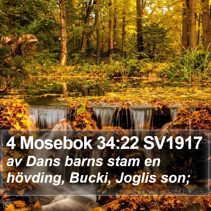 4 Mosebok 34:22 SV1917 Bible Study