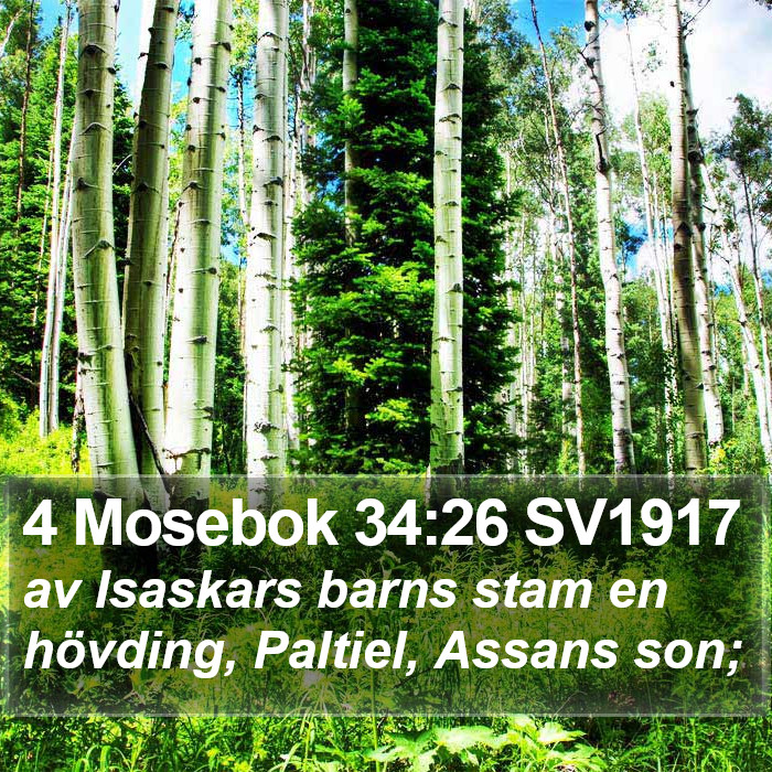 4 Mosebok 34:26 SV1917 Bible Study