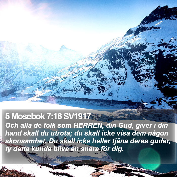 5 Mosebok 7:16 SV1917 Bible Study