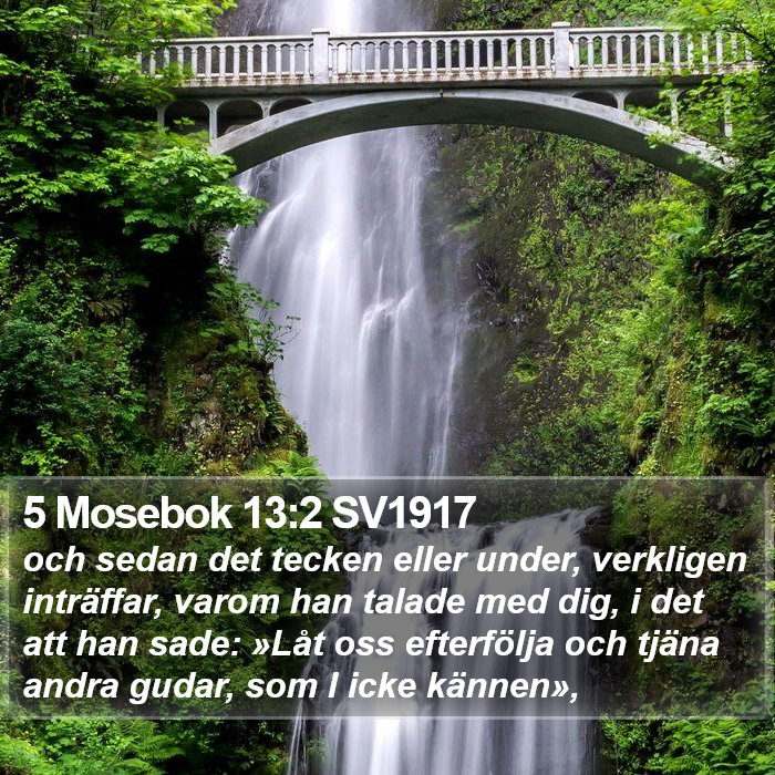 5 Mosebok 13:2 SV1917 Bible Study