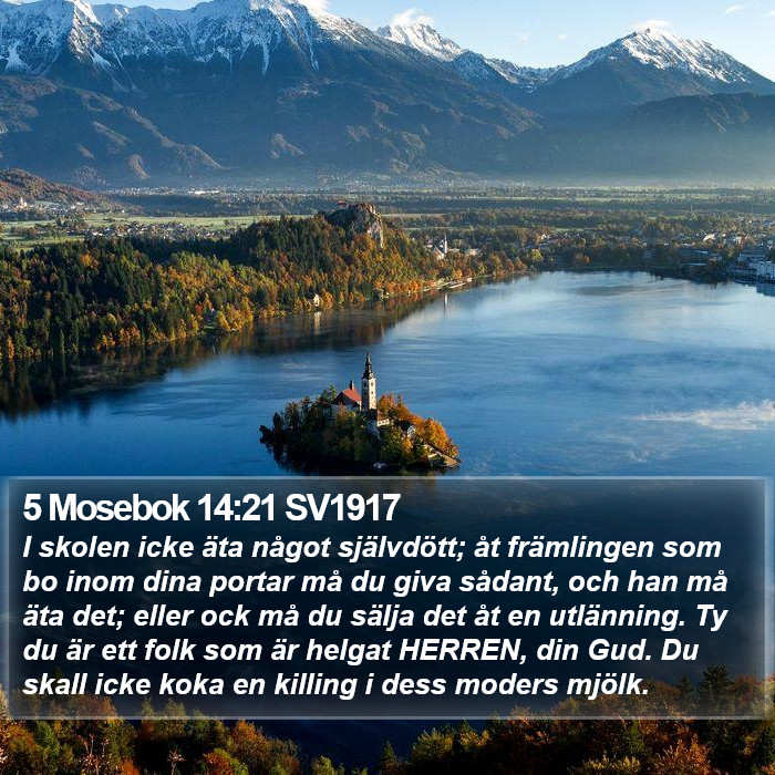 5 Mosebok 14:21 SV1917 Bible Study