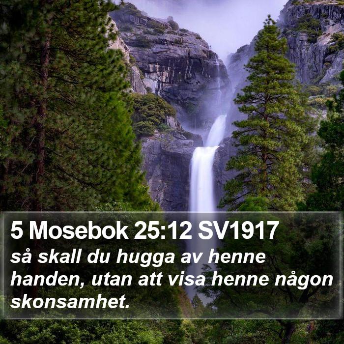 5 Mosebok 25:12 SV1917 Bible Study