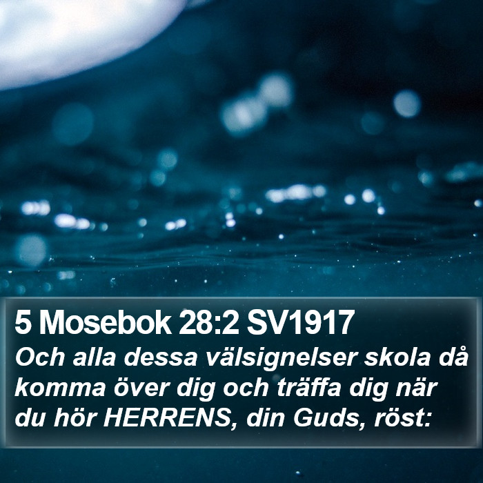 5 Mosebok 28:2 SV1917 Bible Study
