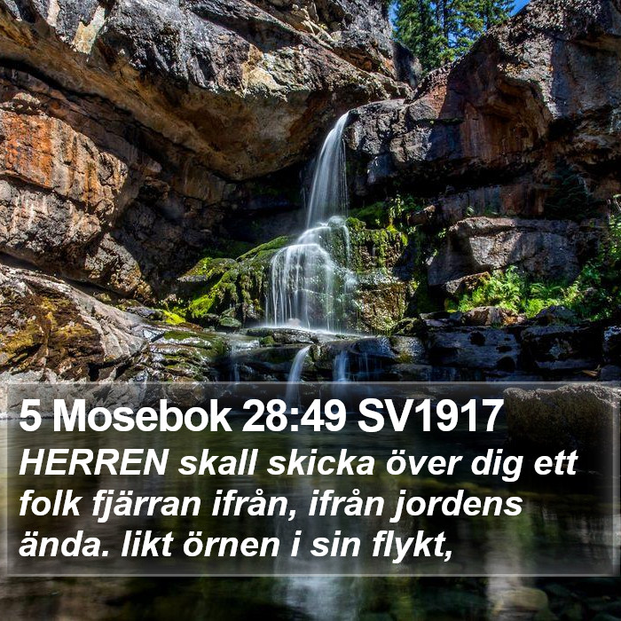 5 Mosebok 28:49 SV1917 Bible Study