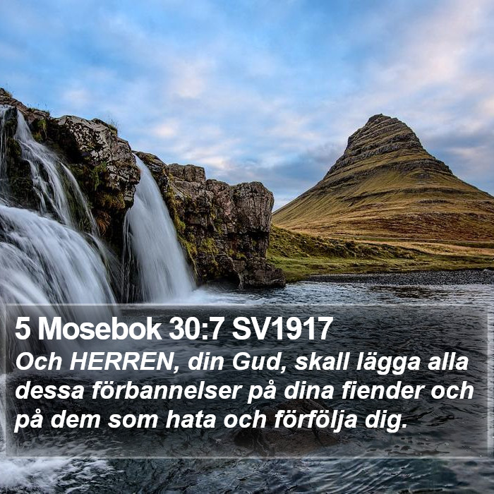 5 Mosebok 30:7 SV1917 Bible Study