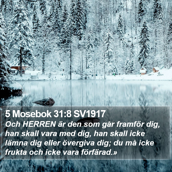 5 Mosebok 31:8 SV1917 Bible Study