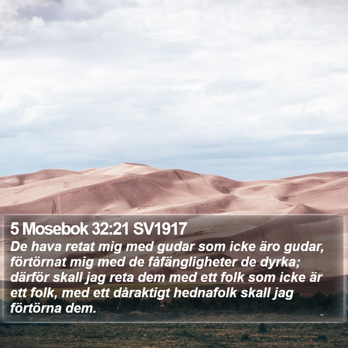 5 Mosebok 32:21 SV1917 Bible Study