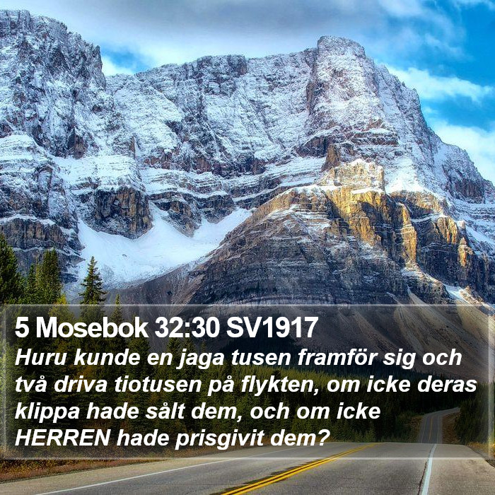 5 Mosebok 32:30 SV1917 Bible Study