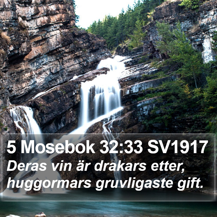 5 Mosebok 32:33 SV1917 Bible Study