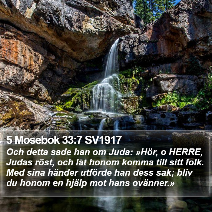 5 Mosebok 33:7 SV1917 Bible Study