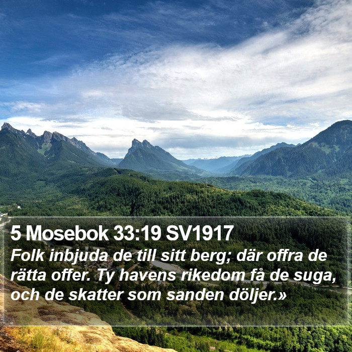 5 Mosebok 33:19 SV1917 Bible Study