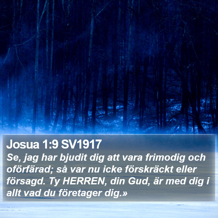 Josua 1:9 SV1917 Bible Study