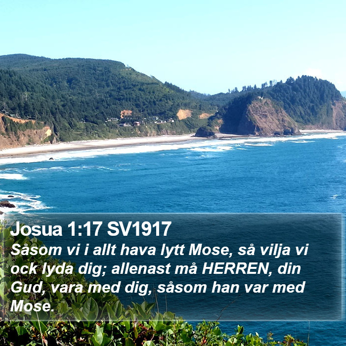 Josua 1:17 SV1917 Bible Study