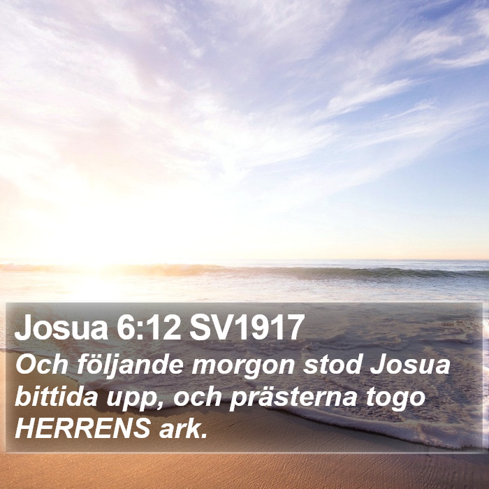 Josua 6:12 SV1917 Bible Study