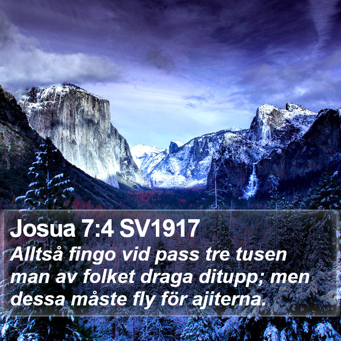 Josua 7:4 SV1917 Bible Study