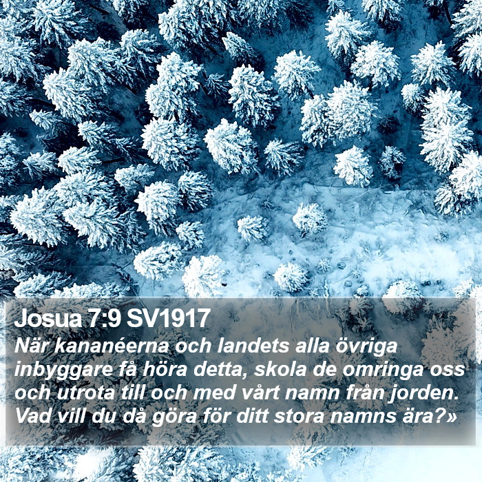 Josua 7:9 SV1917 Bible Study