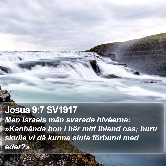 Josua 9:7 SV1917 Bible Study