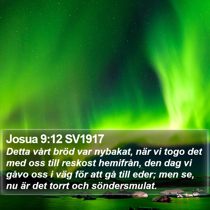 Josua 9:12 SV1917 Bible Study