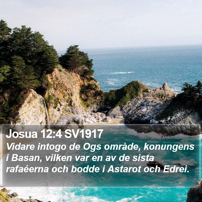 Josua 12:4 SV1917 Bible Study