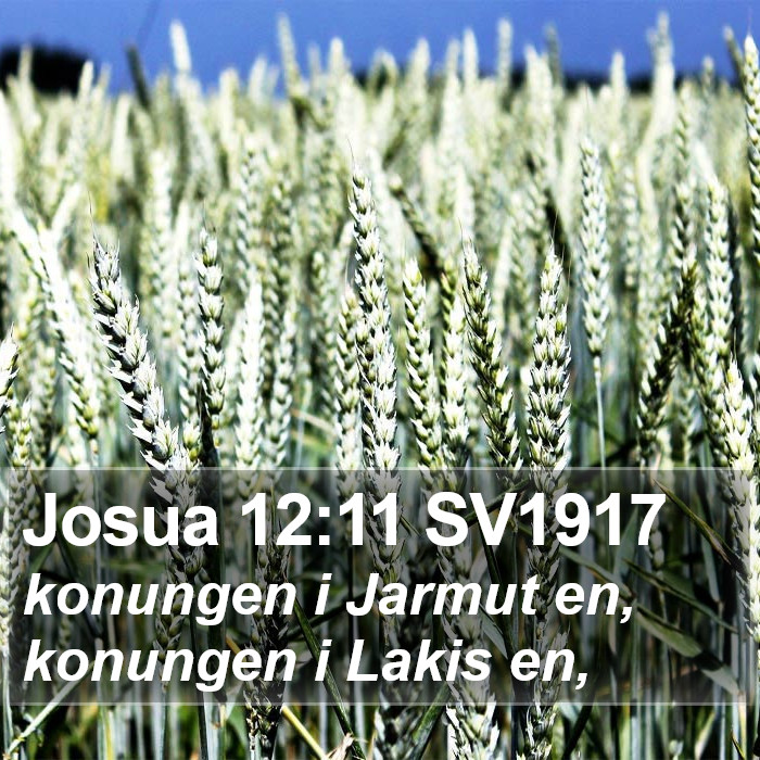 Josua 12:11 SV1917 Bible Study