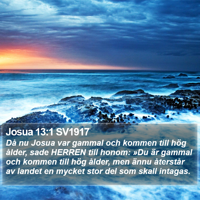 Josua 13:1 SV1917 Bible Study