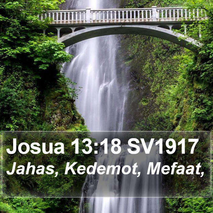 Josua 13:18 SV1917 Bible Study