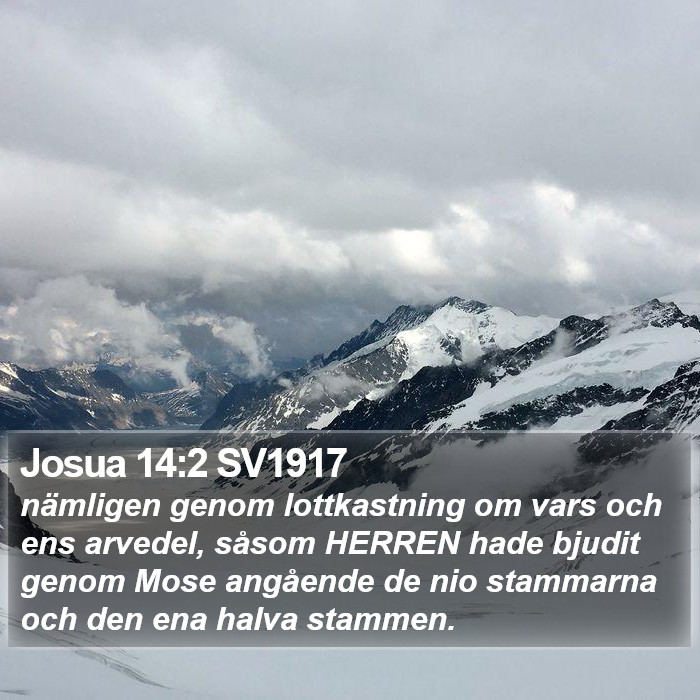 Josua 14:2 SV1917 Bible Study