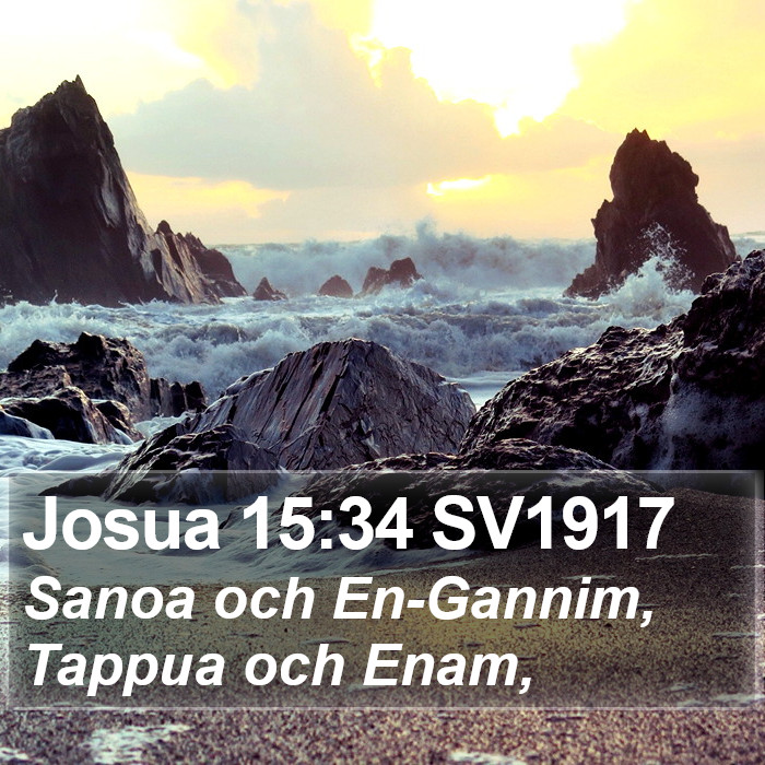 Josua 15:34 SV1917 Bible Study