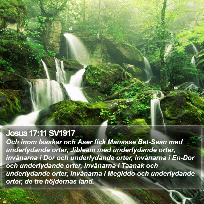 Josua 17:11 SV1917 Bible Study