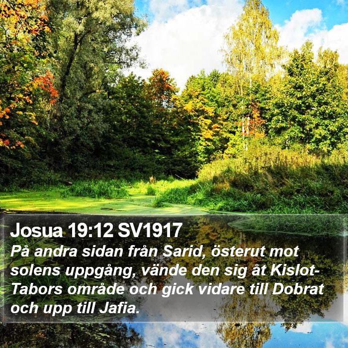 Josua 19:12 SV1917 Bible Study