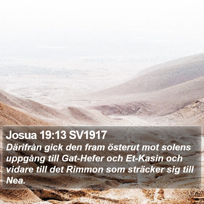 Josua 19:13 SV1917 Bible Study