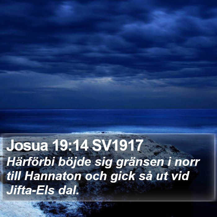 Josua 19:14 SV1917 Bible Study