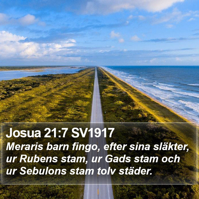 Josua 21:7 SV1917 Bible Study